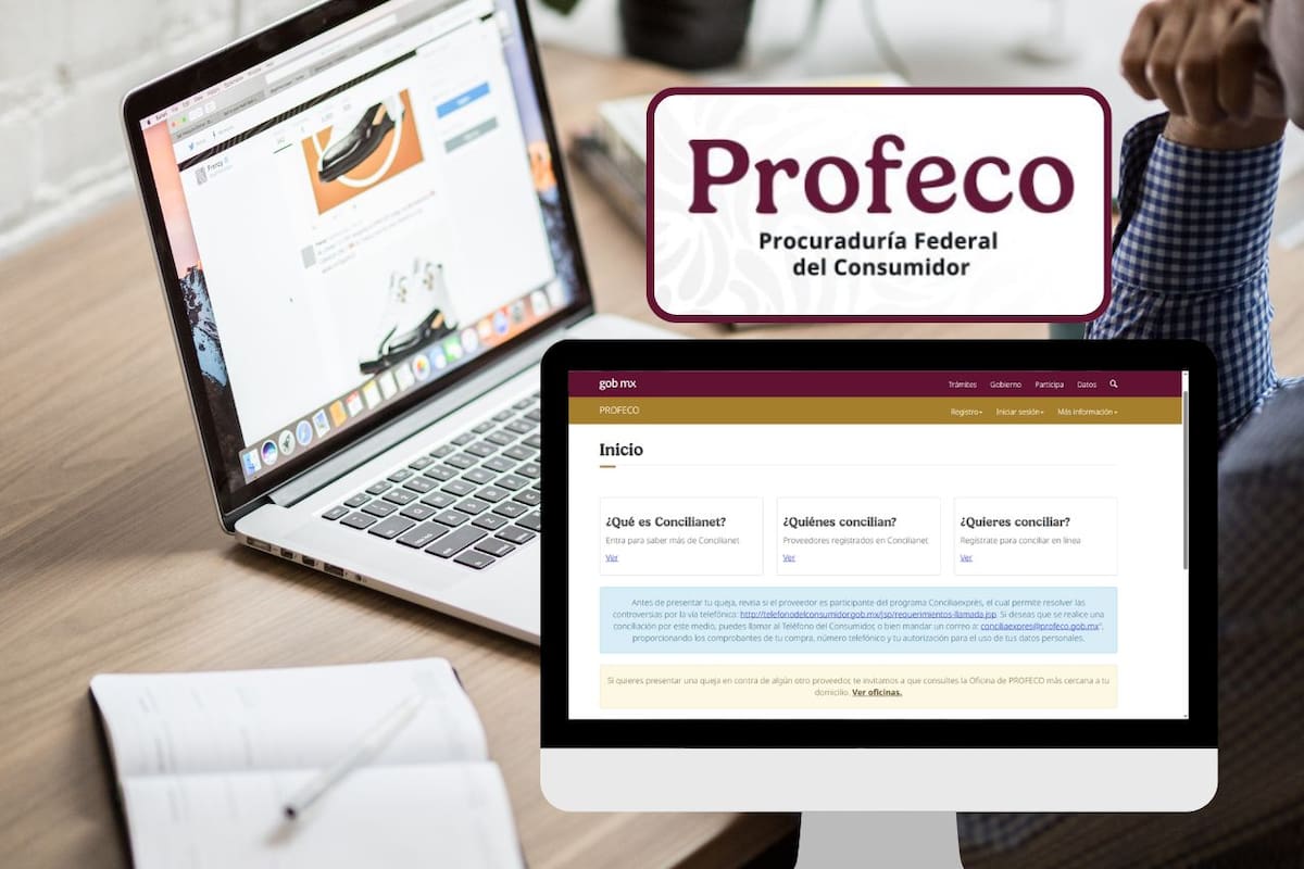 Ciudadanos pueden poner quejas de productos o servicios ante Profeco a través de su plataforma en línea Concilianet