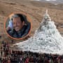Un ingeniero de India creó glaciares artificiales para guardar agua durante el invierno y ahora sus estructuras de hielo abastecen a comunidades de agricultores durante la temporada de siembra