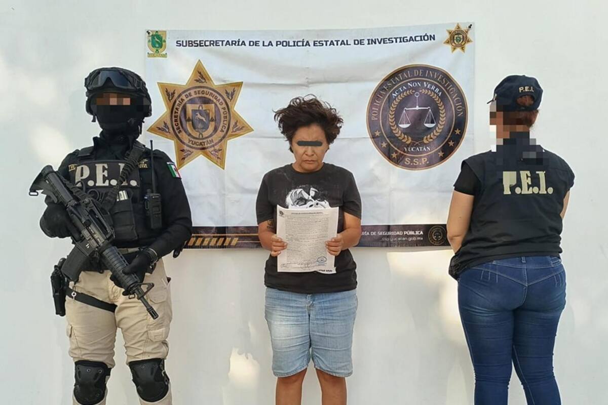 Mujer en Yucatán es detenida por probable homicidio de su hermana con discapacidad