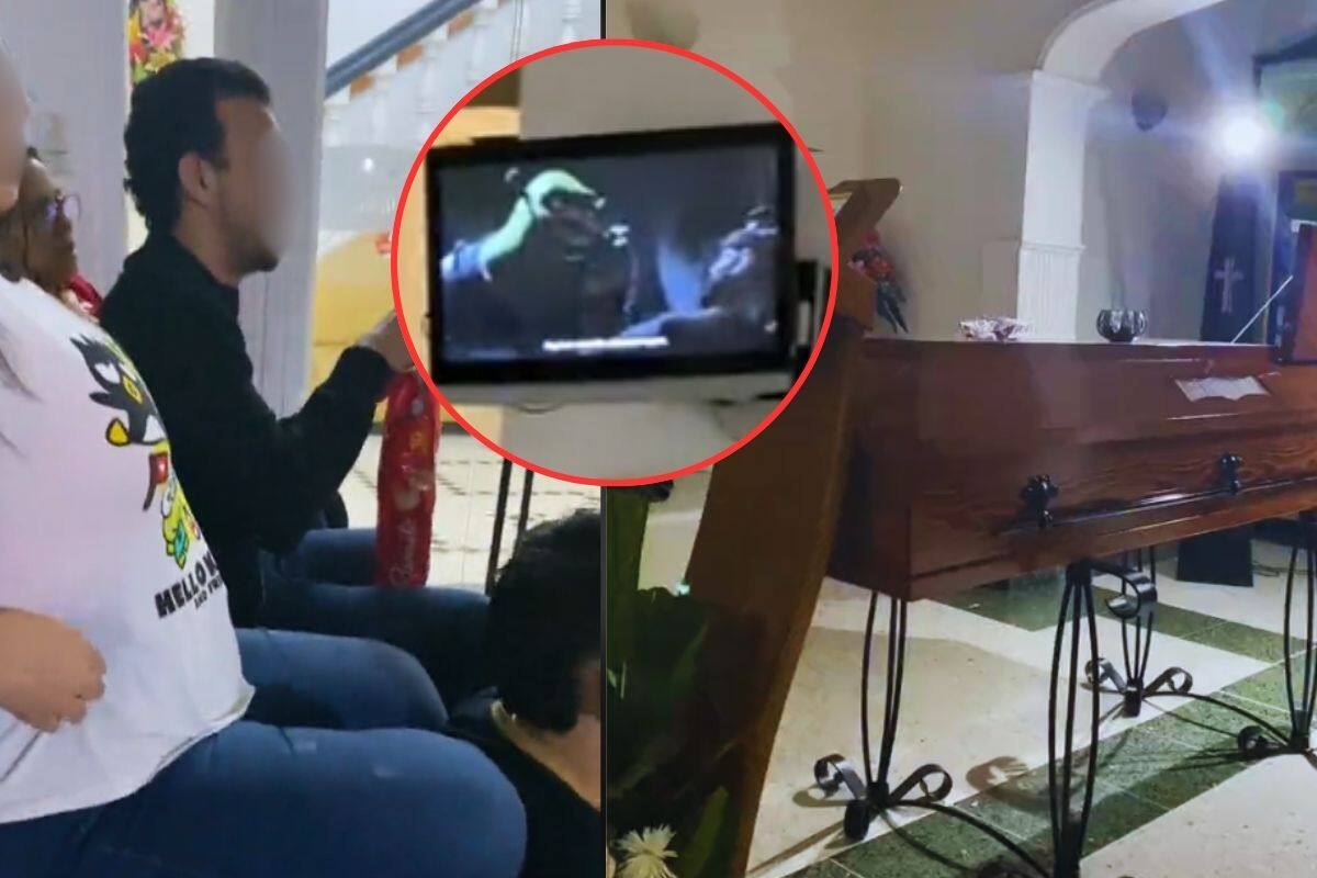 “Morían de ganas”: Disfrutan viendo “Shrek” en funeral y VIDEO se hace viral