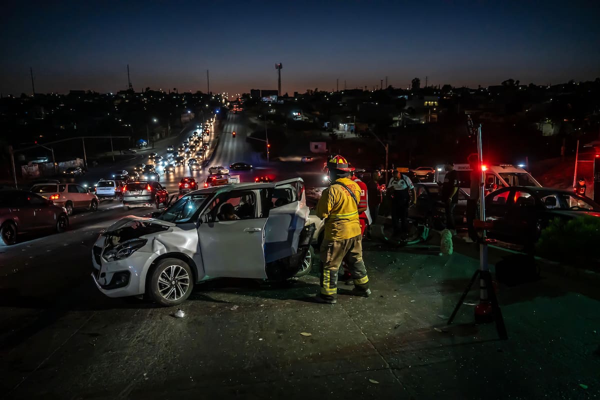 Accidente vehicular deja una herida y varios autos afectados