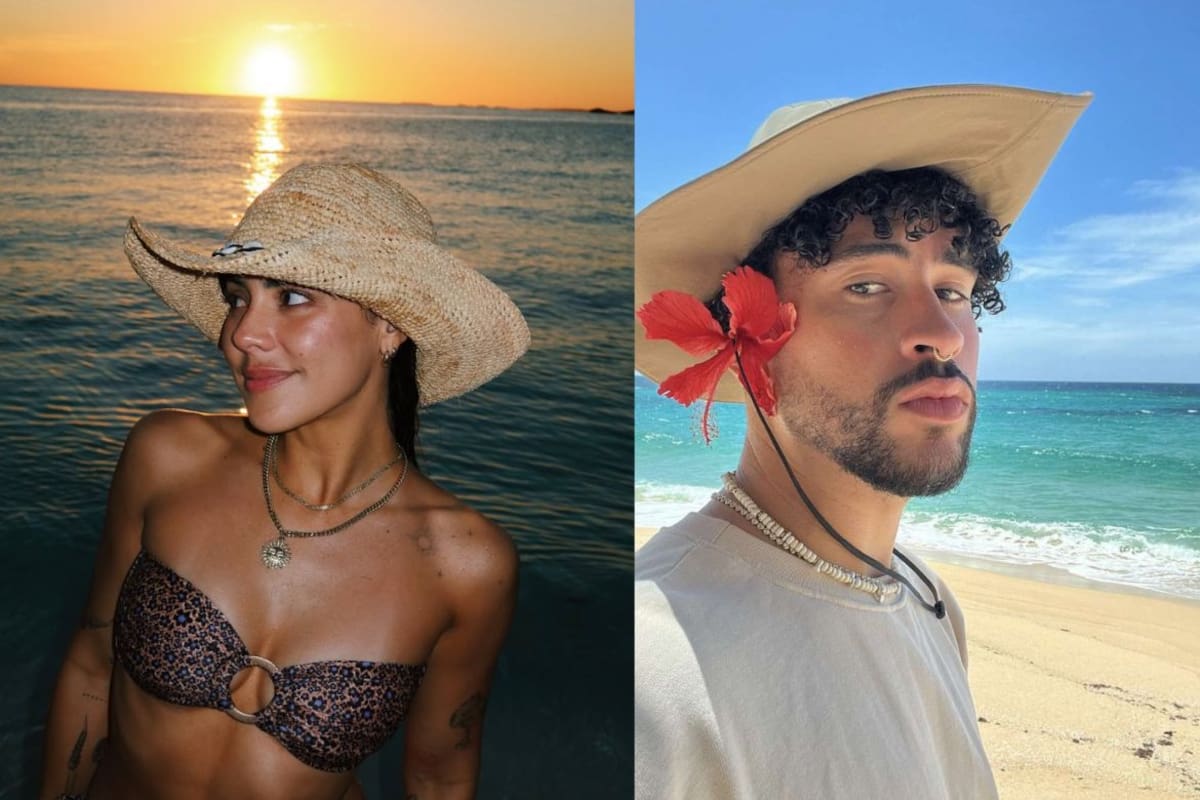 Filtran nuevas fotos de Bad Bunny y Gabriela Berlingeri juntos en playas de Sydney y reavivan rumores de un romance