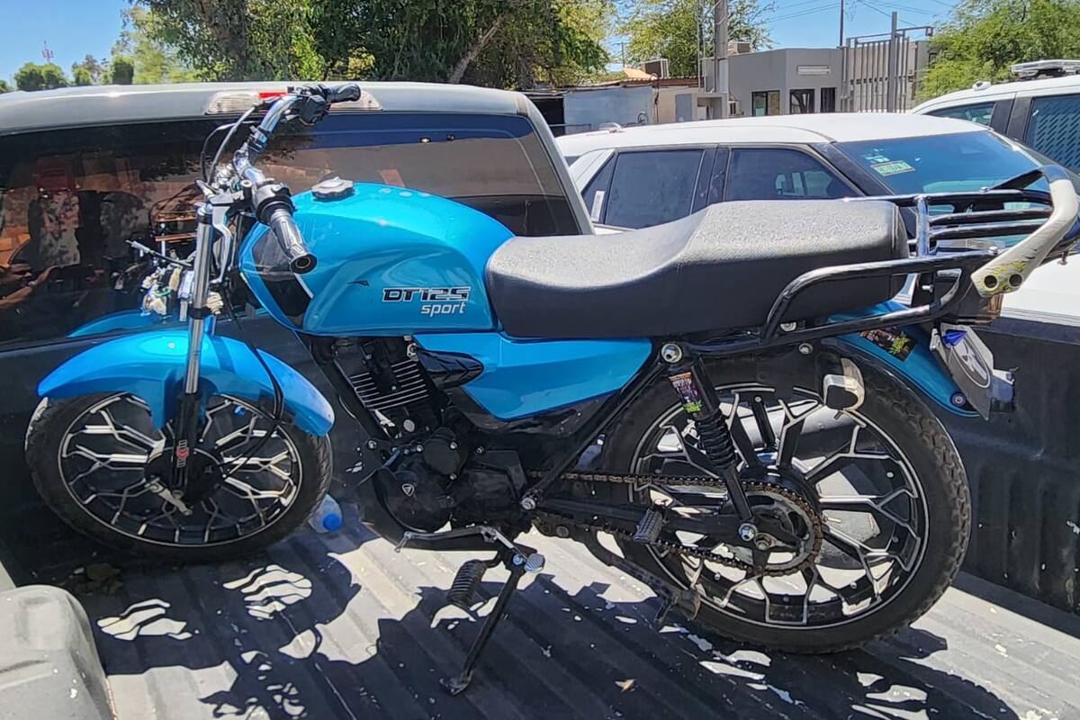 Menor circulaba sin casco y en moto robada en El Robledo