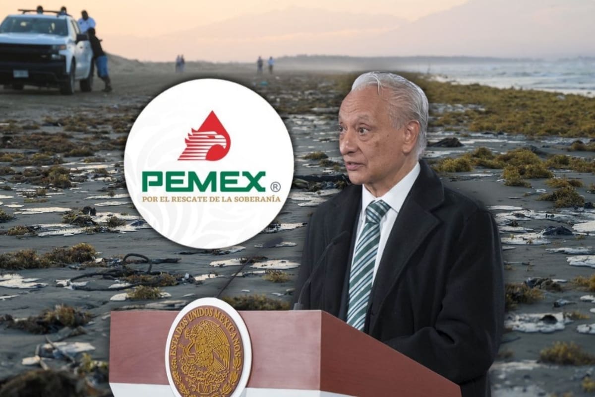 Tras derrame en el Golfo de México, Pemex reporta 128 toneladas de crudo recolectadas en 165 km mientras autoridades investigan origen del derrame que podría extenderse hasta 630 km y seguir afectando costas, pesca y ecosistemas en Veracruz y Tabasco