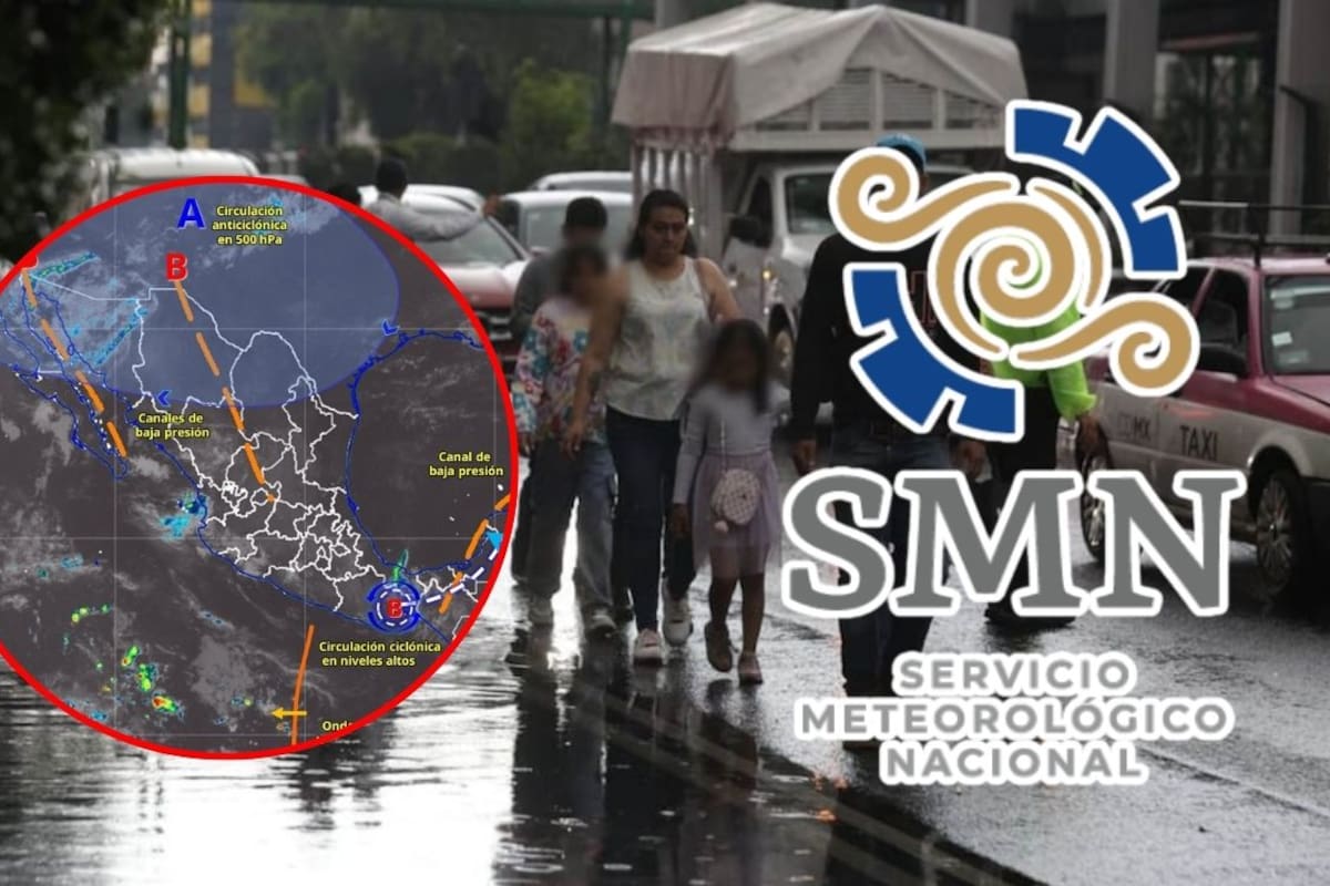 Lluvias muy fuertes y calor extremo: estos serán los estados más afectados este viernes 31 de julio, según el SMN