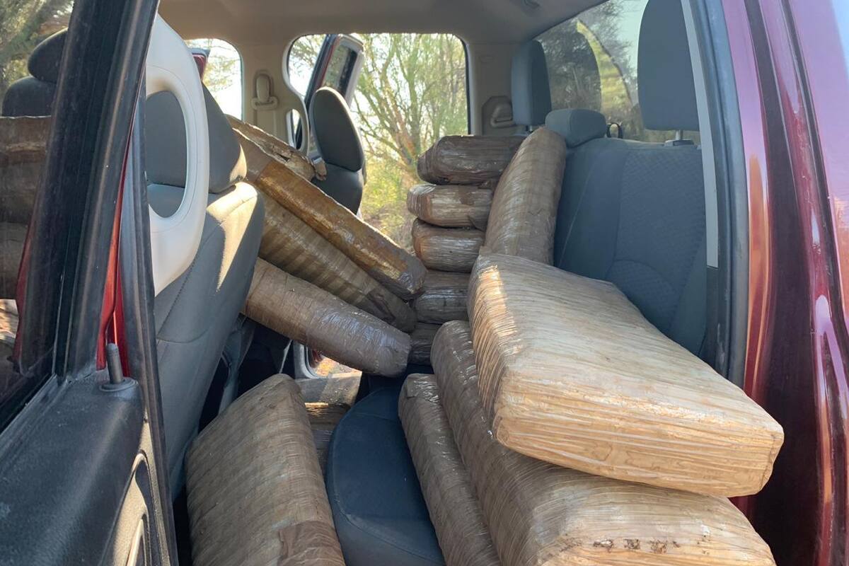Aseguran 100 kilos de mariguana en Santa Ana