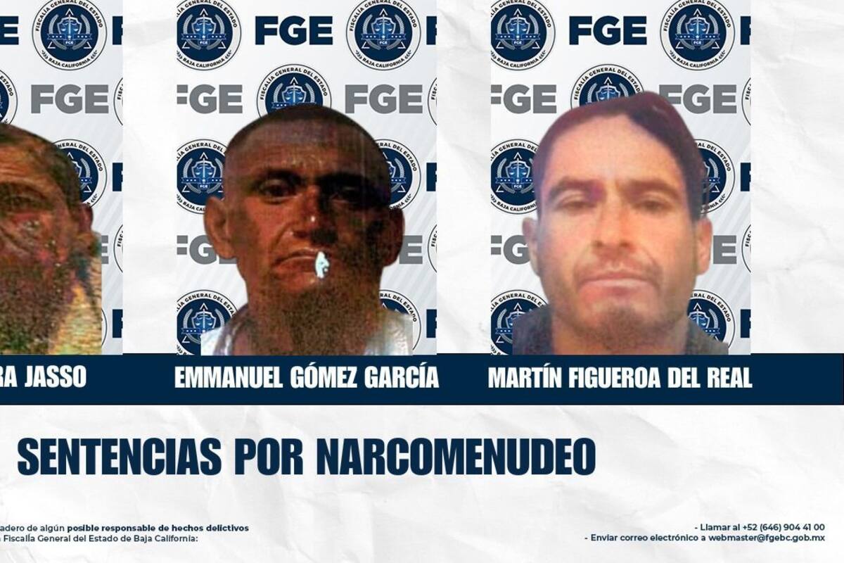 Sentencian a tres por delitos contra la salud
