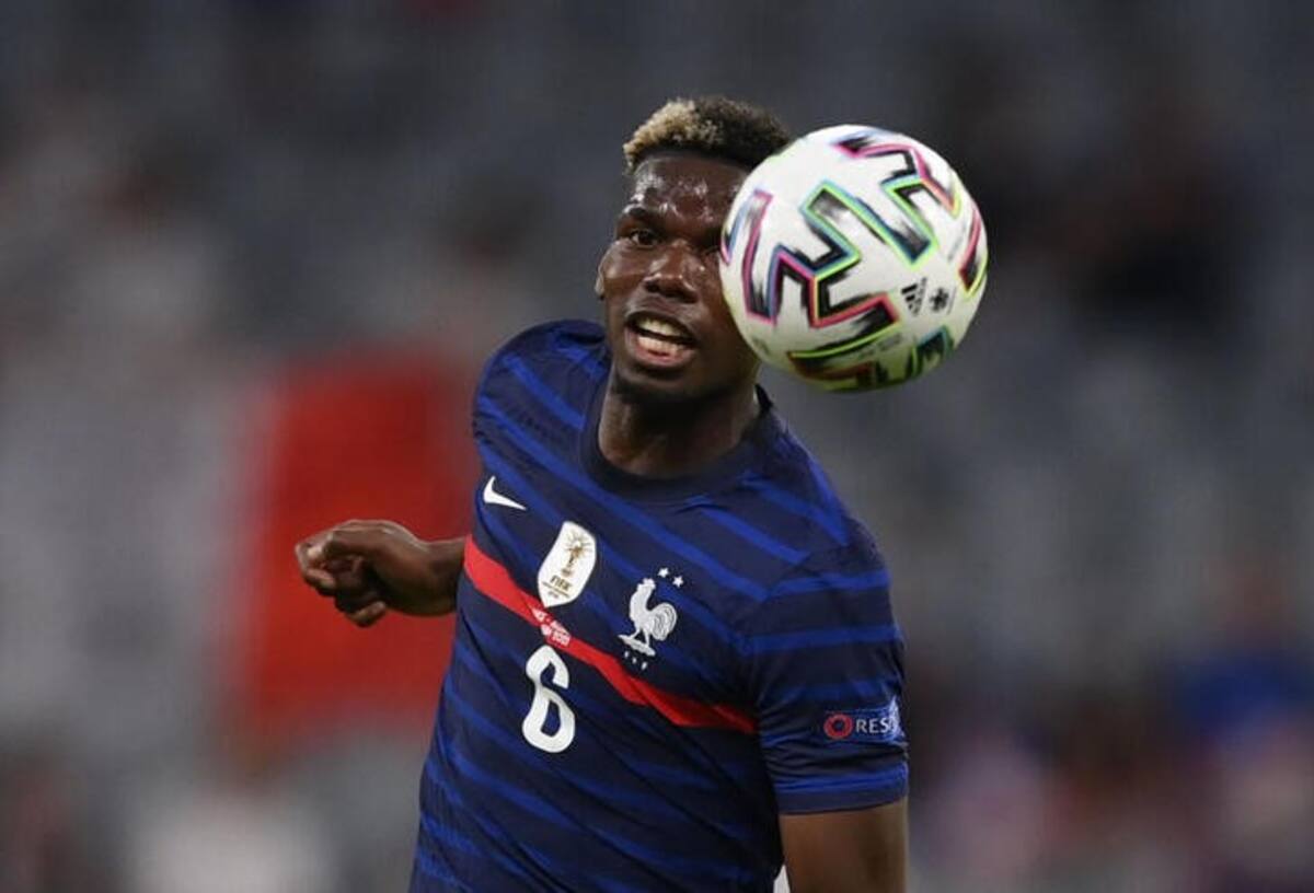 IMAGEN DE ARCHIVO. Paul Pogba durante el partido entre Francia y Alemania por la Euro 2020, en el Football Arena Munich, Múnich, Alemania - Junio 15, 2021 Pool vía REUTERS/Matthias Hangst
