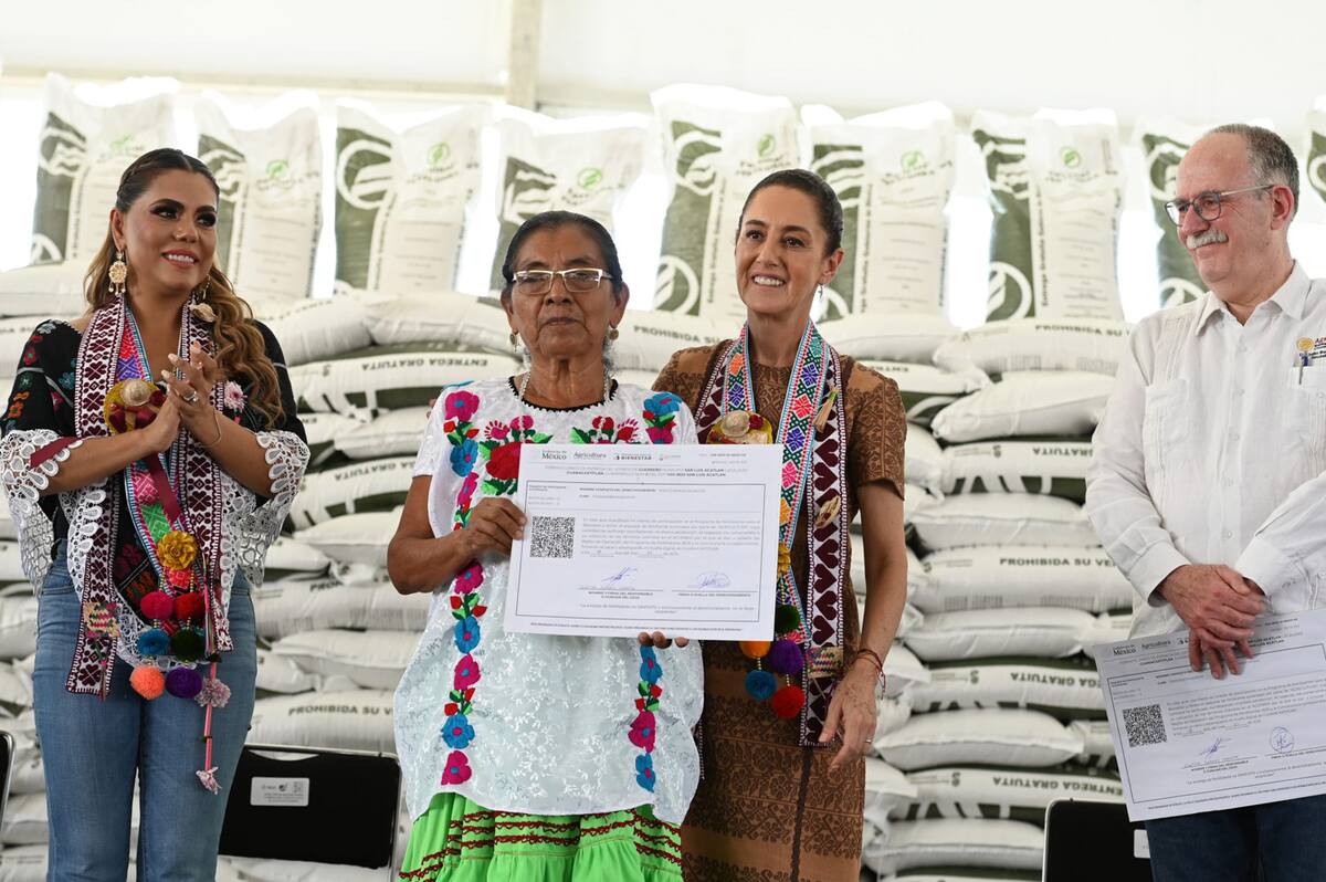 Fertilizantes para el bienestar, Claudia Sheinbaum