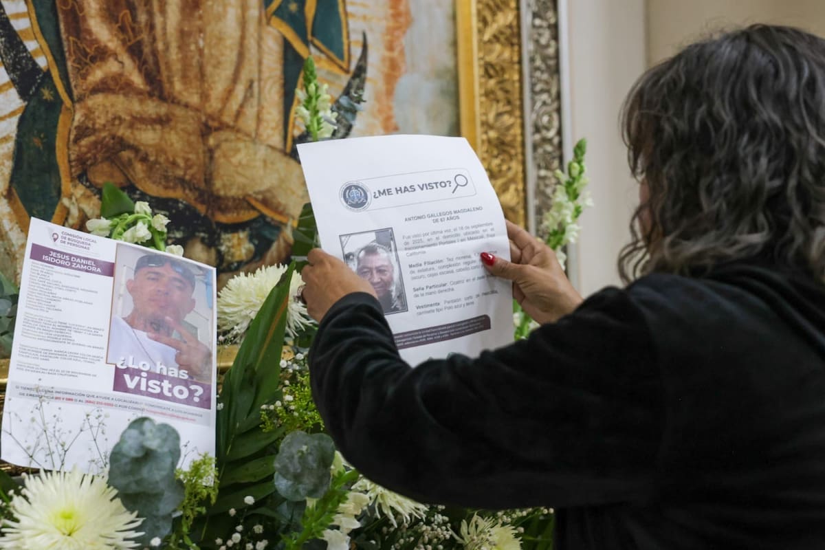 Realizan misa en memoria de los desaparecidos