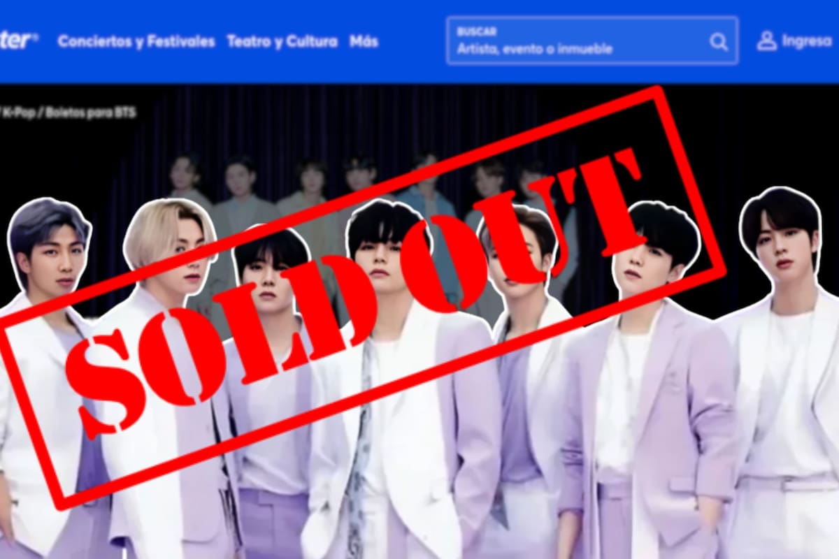 BTS: se agotan todas las entradas en minutos para la venta general de CDMX