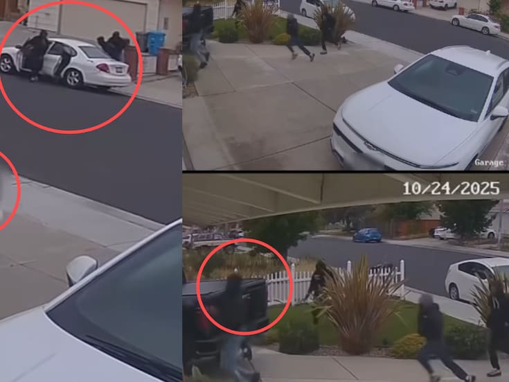 Impactante: niña corre a su casa al ver un auto sospechoso con hombres dentro que intentaban atacarla