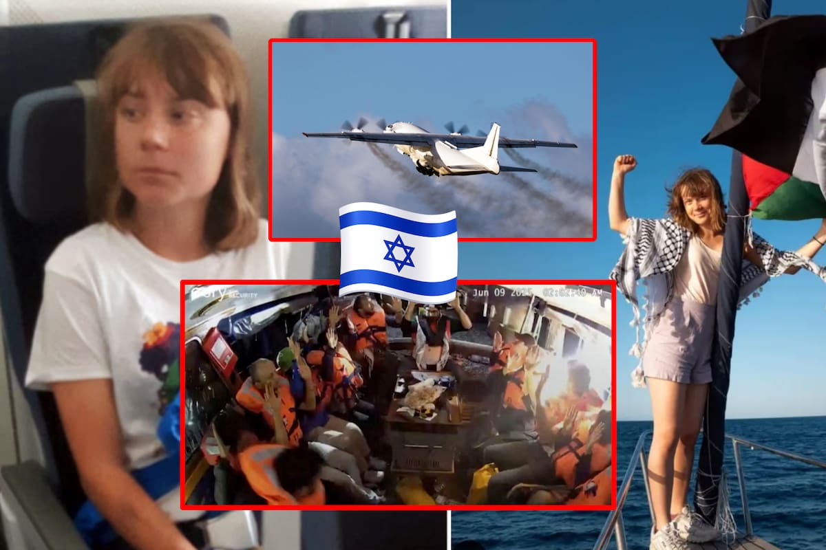 Usuarios llaman “hipócrita” a Greta Thunberg por “contaminar” al ser deportada de Israel en avión; es activista climática