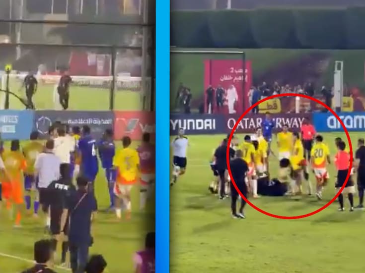 VIDEO: Francia y Colombia protagonizan impactante pelea campal en el Mundial Sub 17
