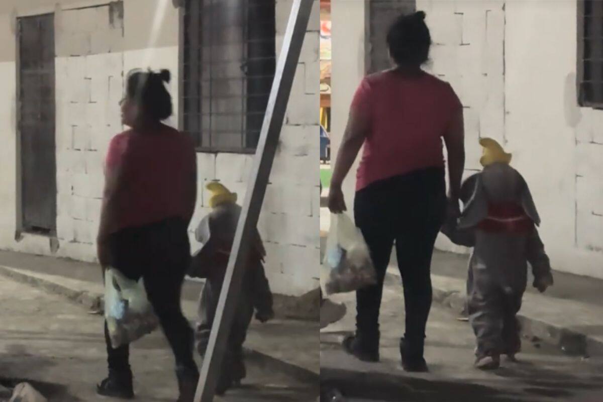Niño disfrazado de Dumbo se  viraliza en TikTok
