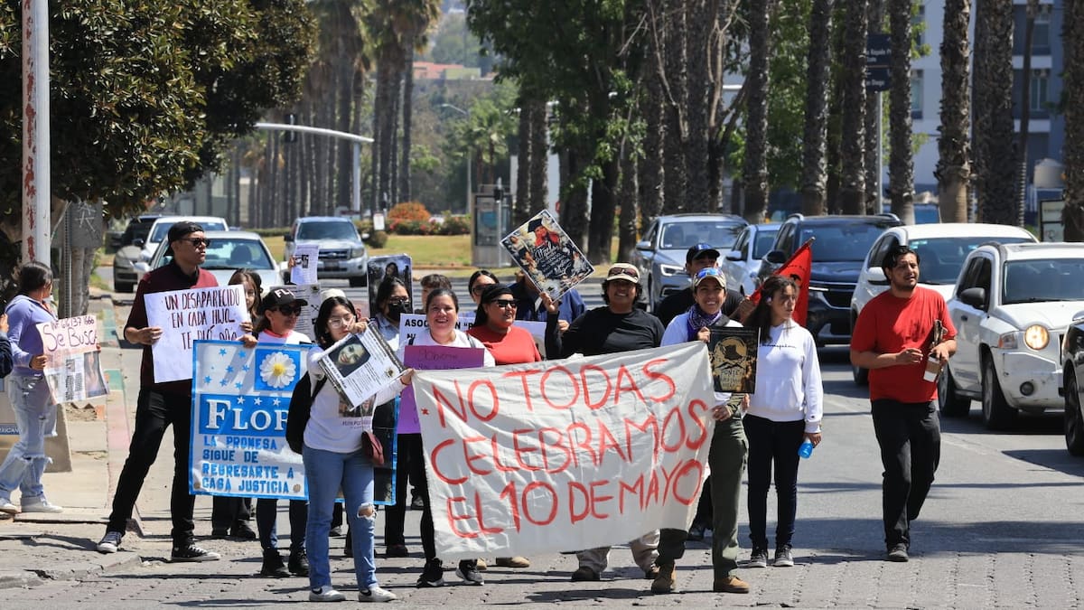 ‘’No todas celebramos", Madres alzan la voz por sus desaparecidos