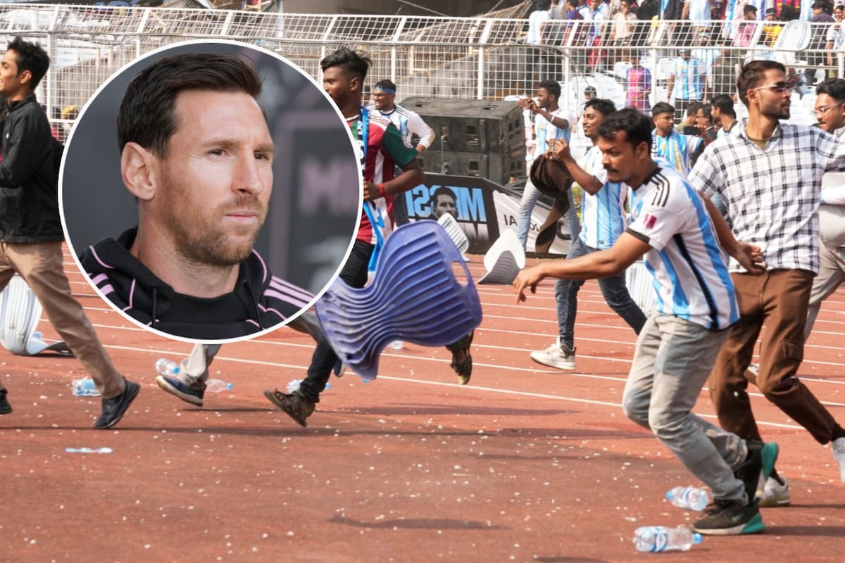 Messi desató el caos en la India, fans destrozan estadio tras invadir la cancha y la policía detiene al organizador del evento