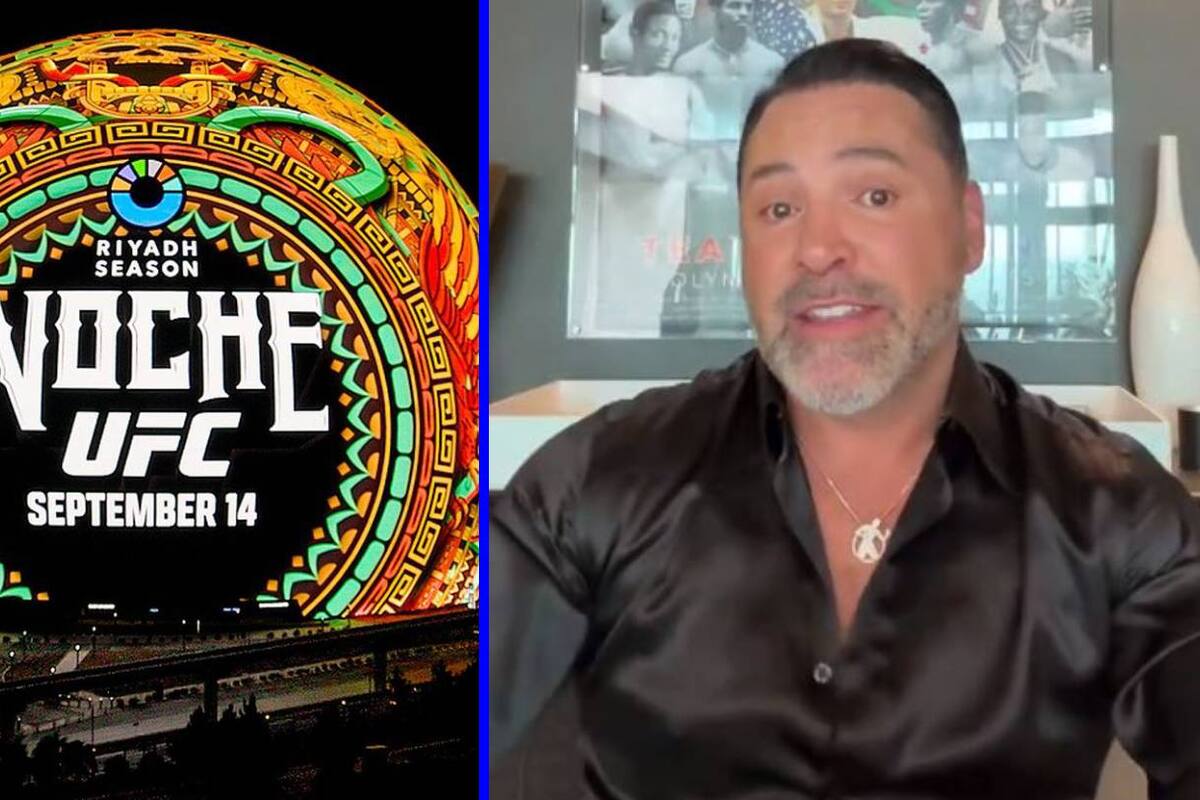 Presidente de UFC: "Óscar de la Hoya no tiene boleto mío para UFC 306"