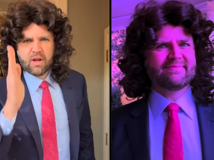 El vicepresidente JD Vance adopta el humor de Internet y recrea un meme que circula desde su encuentro con Zelensky en un video viral de Halloween