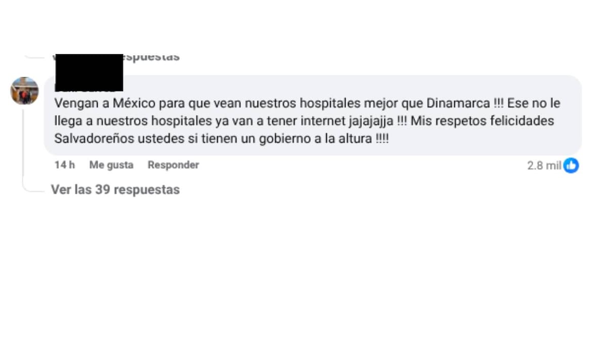 El video, que fue compartido por el propio presidente, también tuvo comentarios de personas residentes en otros países al referirse a la salud hospitalaria como es el caso de México.