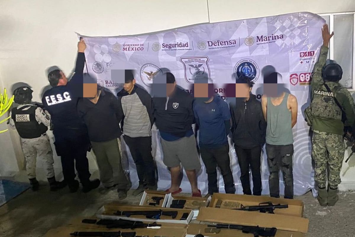 Enfrentamiento armado en Rosarito deja un muerto, dos policías heridos y seis detenidos