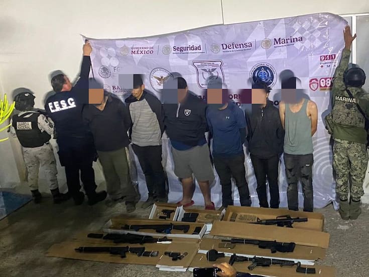 Enfrentamiento armado en Rosarito deja un muerto, dos policías heridos y seis detenidos