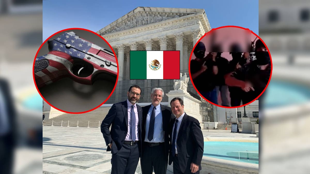 Abogados mexicanos se enfrentan en la Suprema Corte de Estados Unidos a fabricantes de armas; los señalan del tráfico ilegal a México y surtir a cárteles en el País. | Gobierno de México