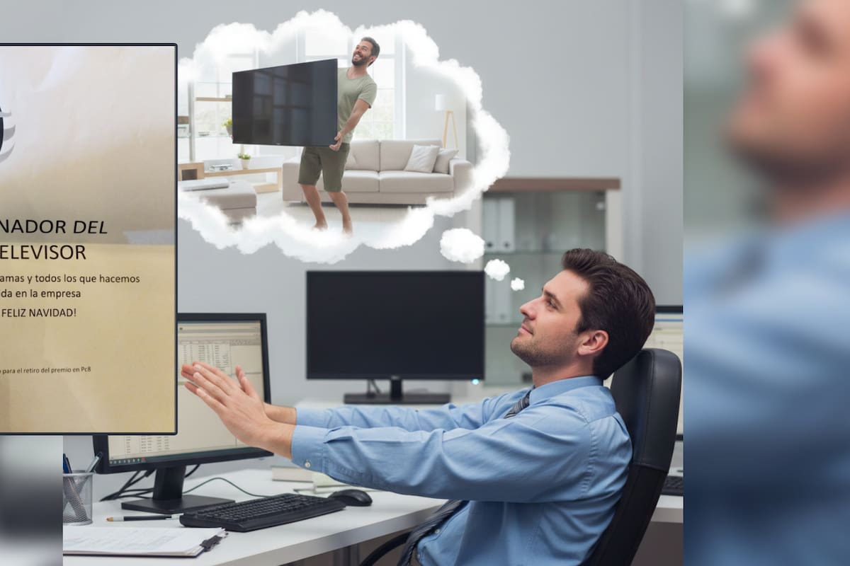 Ganó una televisión en la posada laboral, RRHH le dió un vale para recogerla después pero dejó de trabajar en la empresa y ya no quieren darle el premio