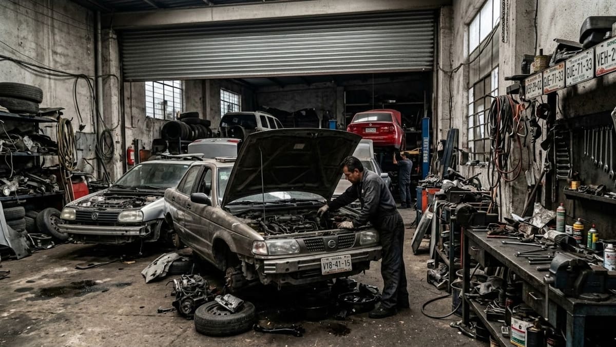 Detectan nuevo modus operandi para “regularizar” autos robados al intercambiar números de serie con vehículos siniestrados; aseguran automotores con reporte de robo y detienen a un hombre de 49 años tras cateo