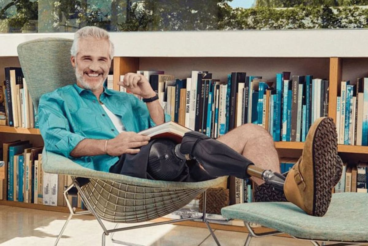 Juan Pablo Medina sufrió la amputación de una de las piernas en 2021 debido a una trombosis.