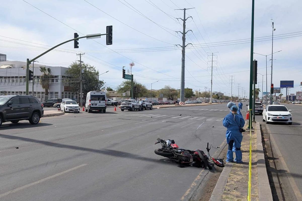 VIDEO: Conductor de camioneta no fue responsable del accidente donde motociclista perdió la vida en Hermosillo, determina FGJE Sonora