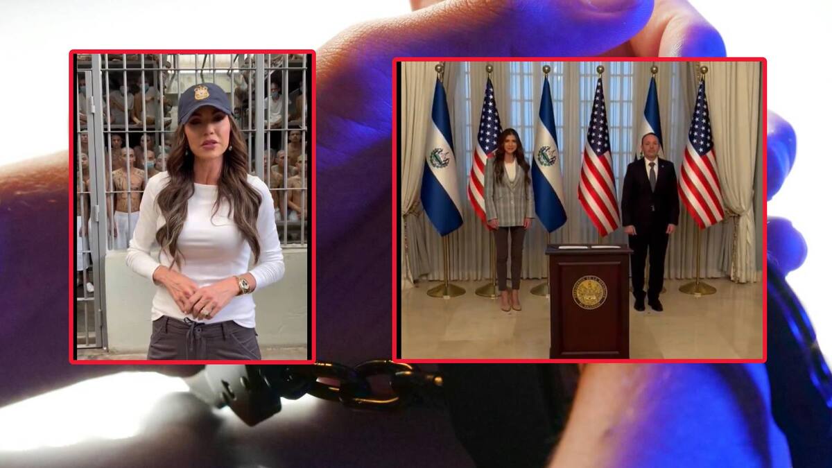 Anunció que establecieron una alianza en materia de seguridad entre ambas naciones. Foto: Capture Kristi Noem.