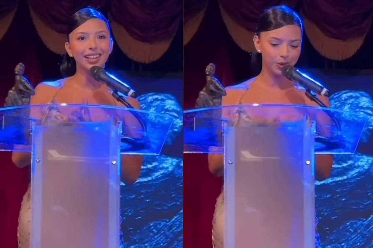Ángela Aguilar admite sentir miedo al recibir su reconocimiento en La Musa Awards 2025