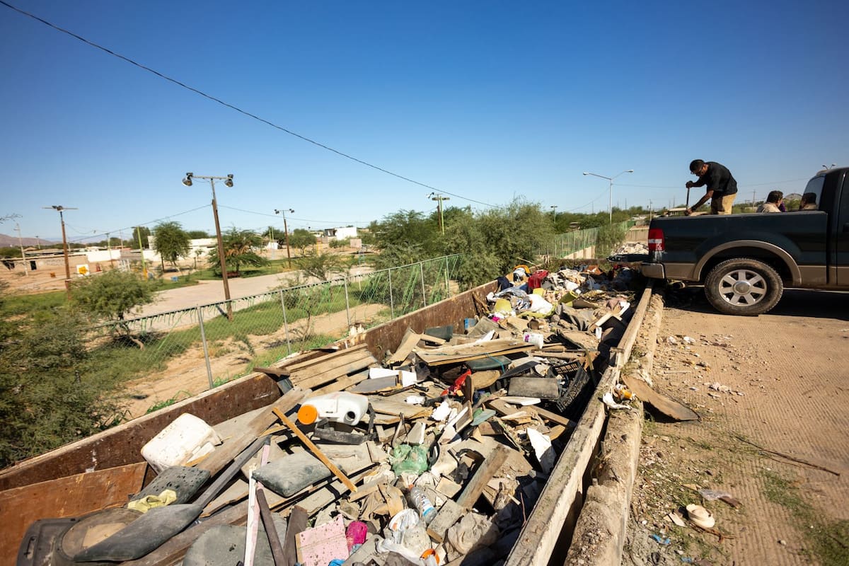 Mexicali cuenta con punto para desechar residuos voluminosos