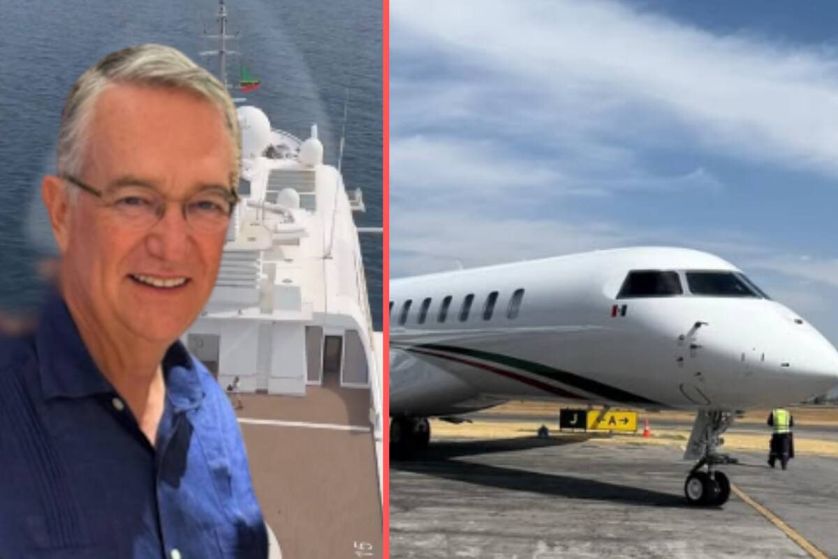 Ricardo Salinas Pliego bromea con “no ser rico” mientras se va de su yate en avión: “Voy por café y pan Bimbo para desayunar”