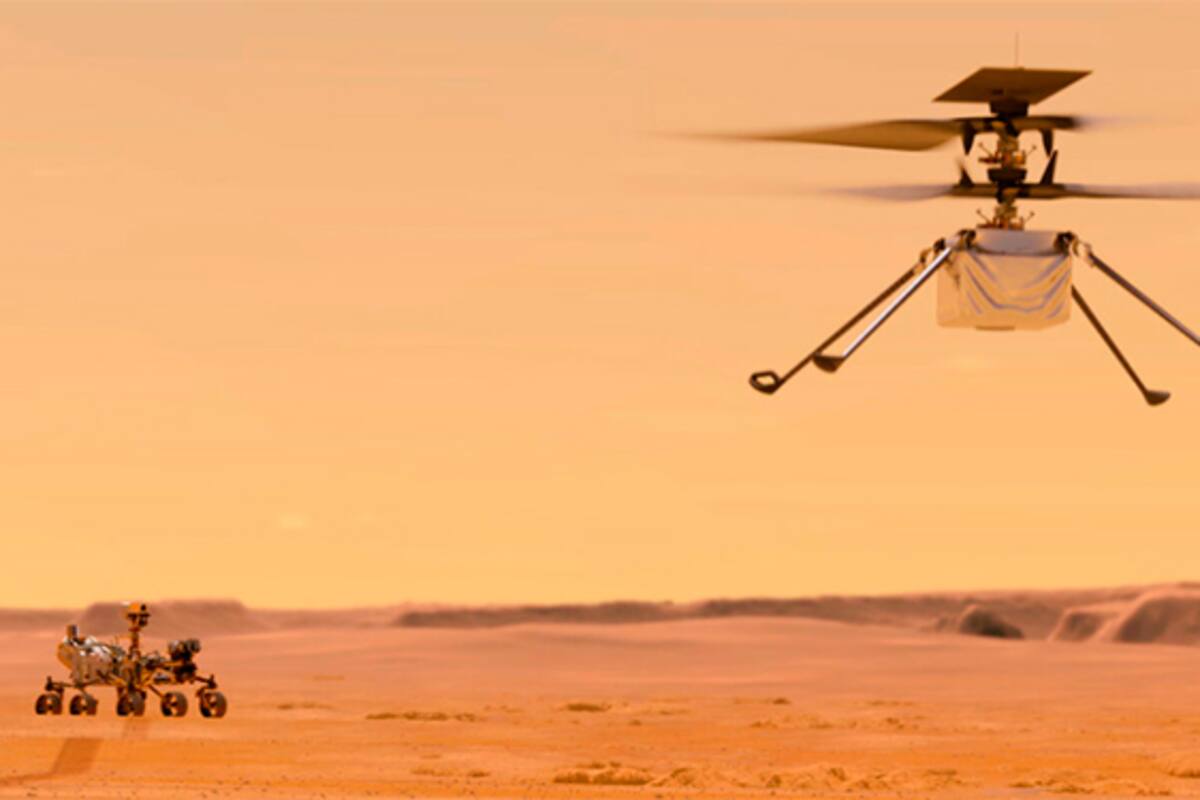 NASA intentará primer vuelo en Marte del helicóptero Ingenuity el próximo lunes