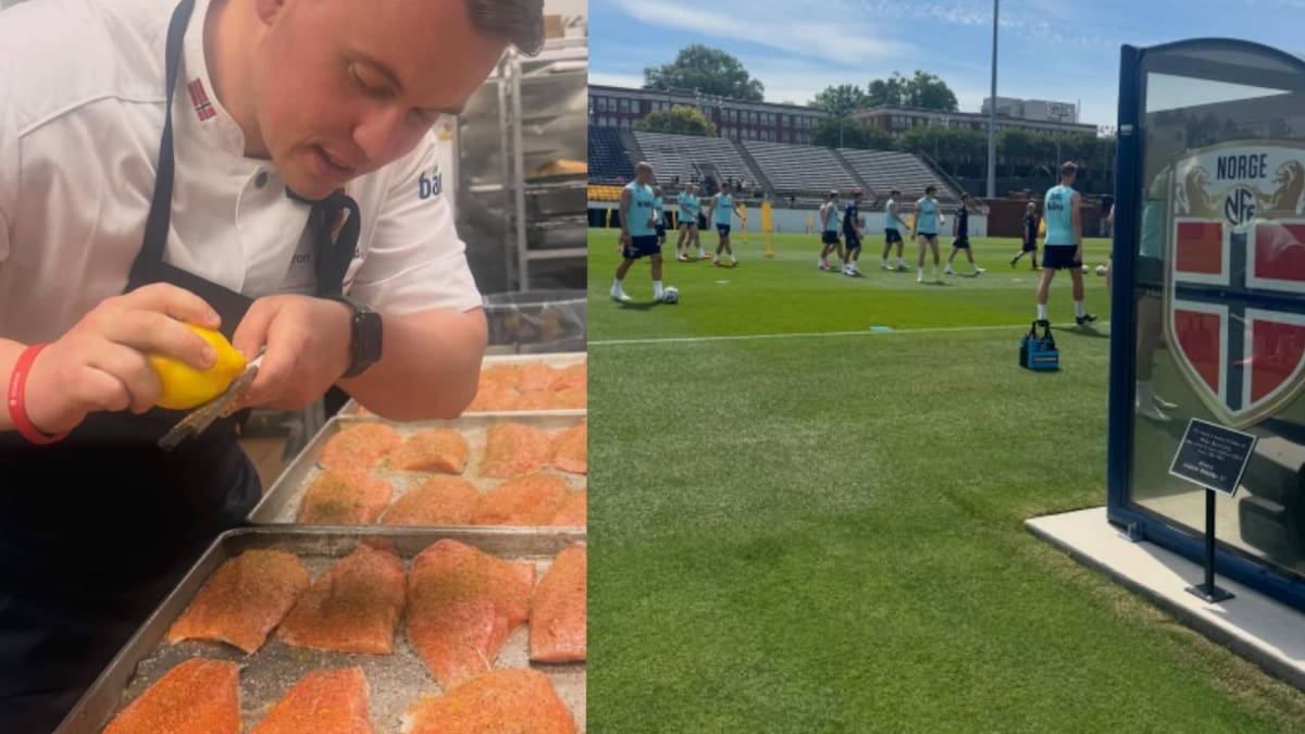 Selección de Noruega llevó a EEUU alrededor de 300 kilos de salmón y trucha, 116 kilos queso marrón llamado “brunost”como parte de su plan de alimenticio y el chef Aron Espeland reveló detalles