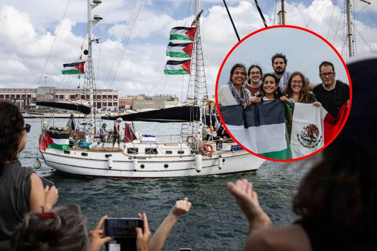 Flotilla humanitaria, con delegación mexicana incluida, regresa al puerto por mal clima rumbo a Gaza