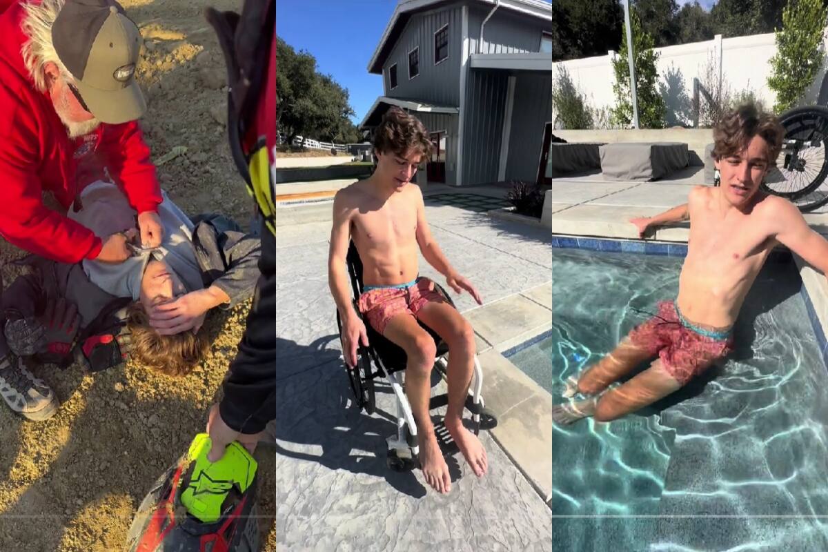 Motociclista queda paralítico en accidente y muestra cómo enfrenta la vida sin movilidad (VIRAL)