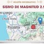 Protección Civil reporta sismo leve en Tecate; población de Tijuana fuera de peligro