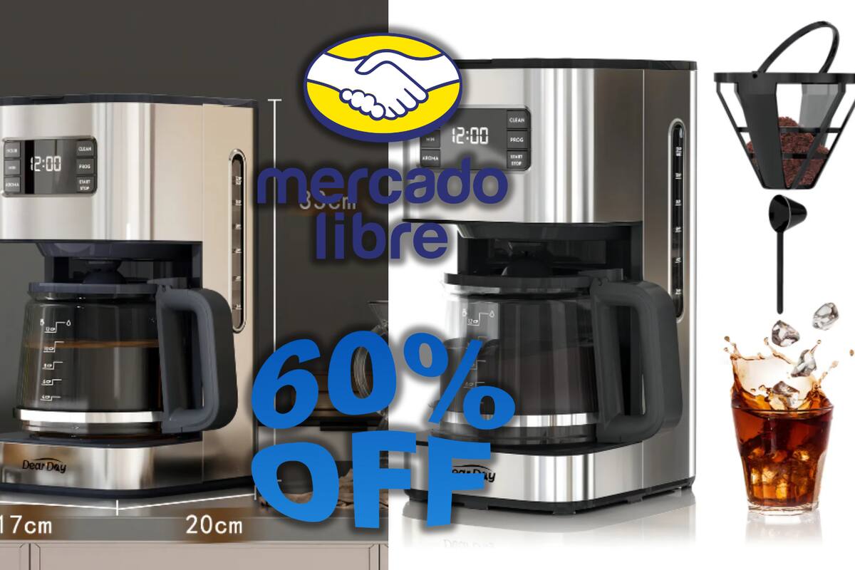 Oferta en Mercado Libre: Cafetera Eléctrica con el 60% OFF