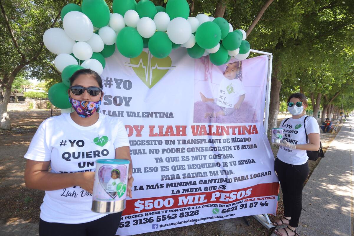 Recaudan fondos en apoyo a Liah Valentina