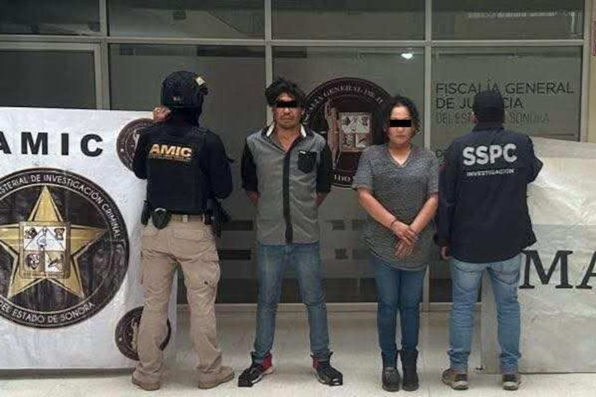 Dos personas en posesión de narcóticos son capturadas en Caborca