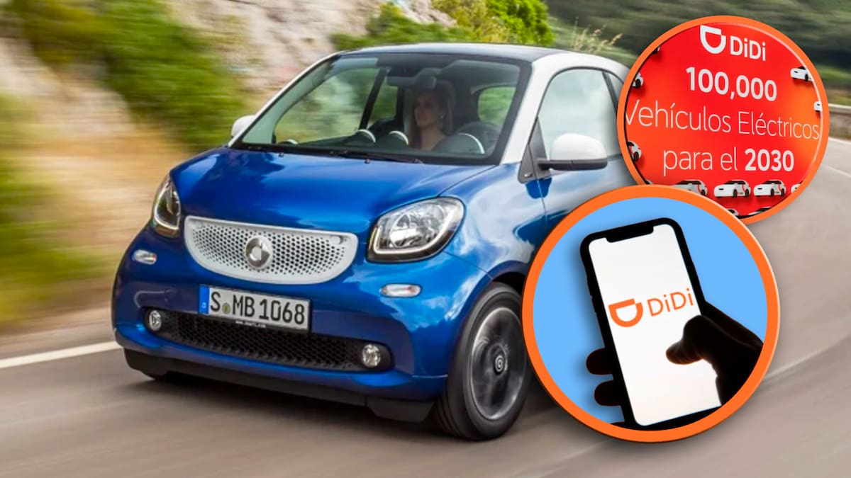 DiDi traerá 100,000 autos eléctricos a México. FOTO: Especial