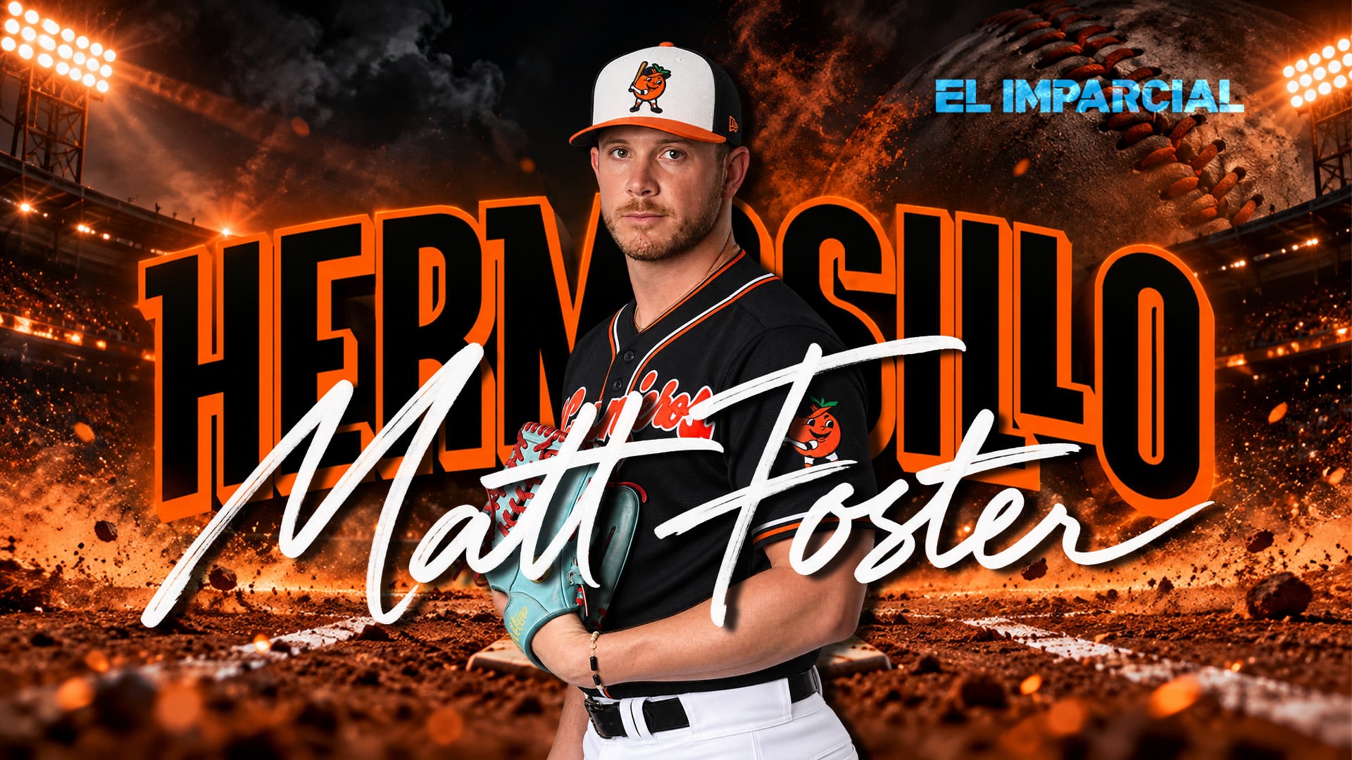 Matt Foster, relevista derecho de los Naranjeros de Hermosillo. (Foto: Especial GH)