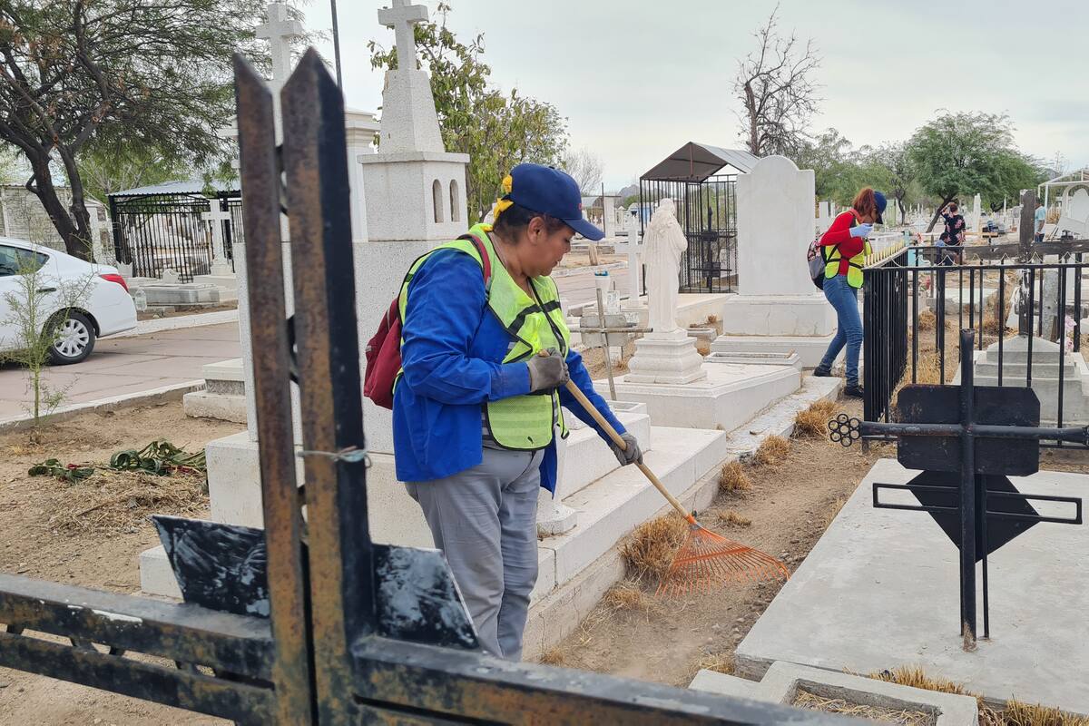 Llevan un 92% de avance en limpieza de panteones en Hermosillo para el día de las madres
