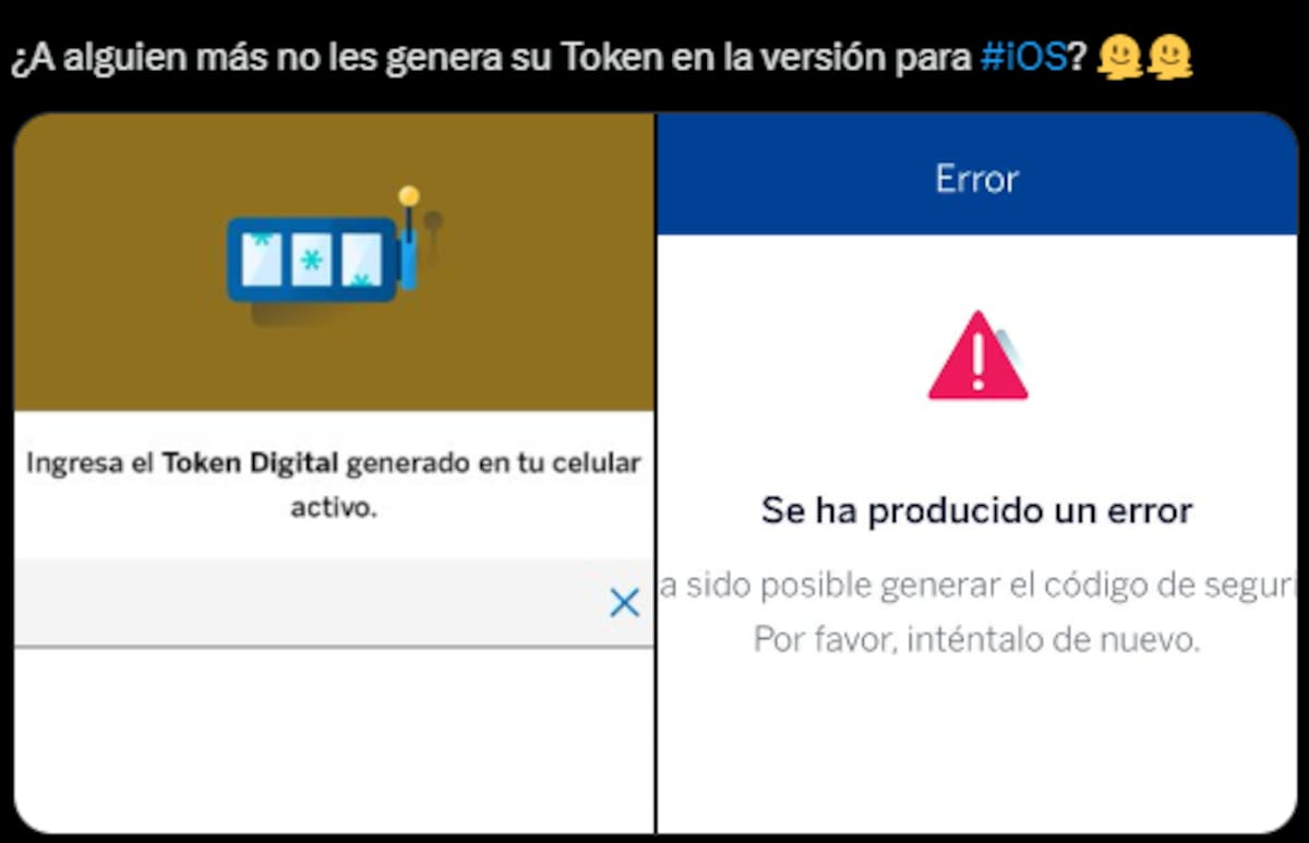 Usuarios afirmaron que también tuvieron problemas al usar el token digital
