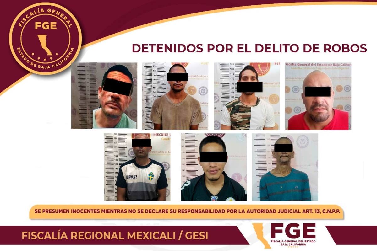 Detiene FGE a sujetos buscados por el delito de robo