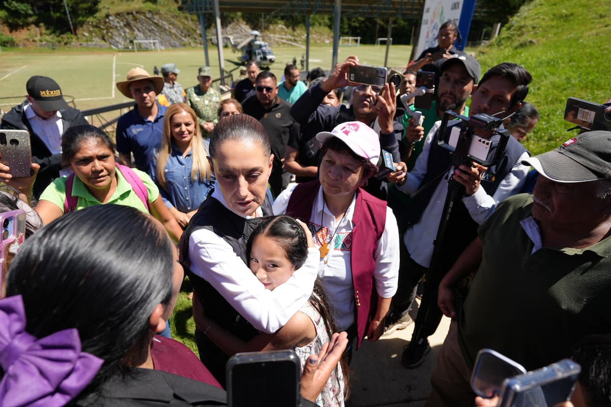 Claudia Sheinbaum supervisa en Querétaro daños por lluvias; anuncia despliegue de 3 mil brigadistas
