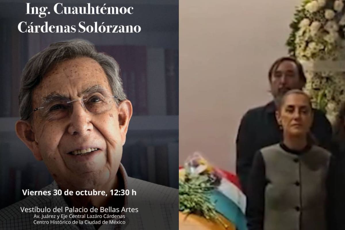 Cuauhtémoc Cárdenas: Está será la hora del homenaje de cuerpo presente en el Palacio de Bellas Artes